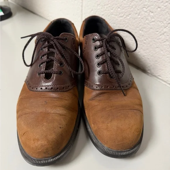 Classic Brown Rockport Derby Leather Men's Shoes - Picture 2 of 11